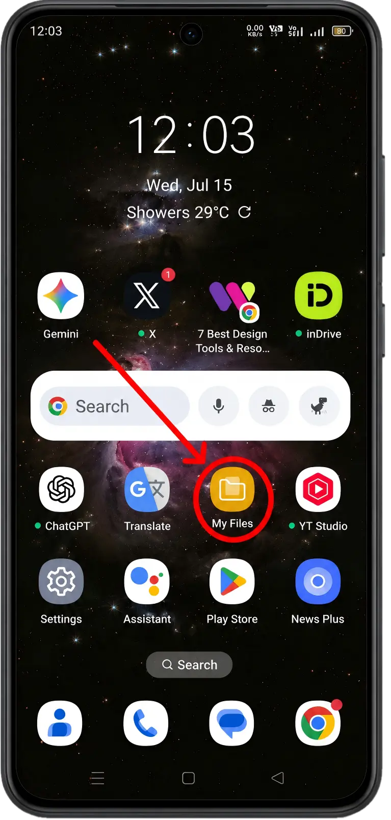 Open My Files on Android